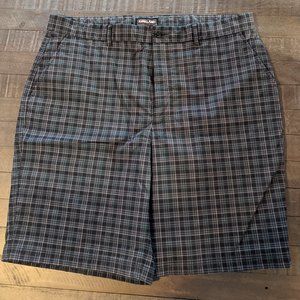Men's Plaid Kirkland Signature Golf Shorts Size 38